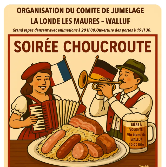 Soirée dansante par le comité de jumelage La Londe / Walluf_La Londe-les-Maures