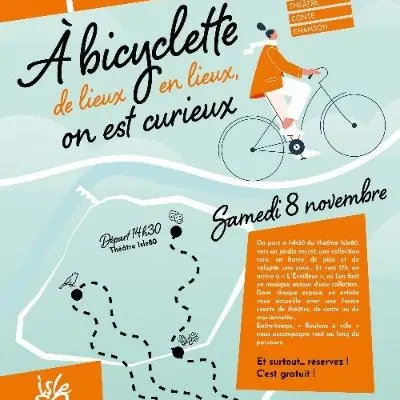 A bicyclette ; de lieux en lieux, on est curieux_Avignon
