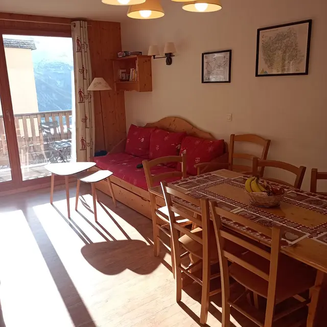 Appartement 2 pièces 4 personnes les Terrasses de la Bergerie B103_Orcières
