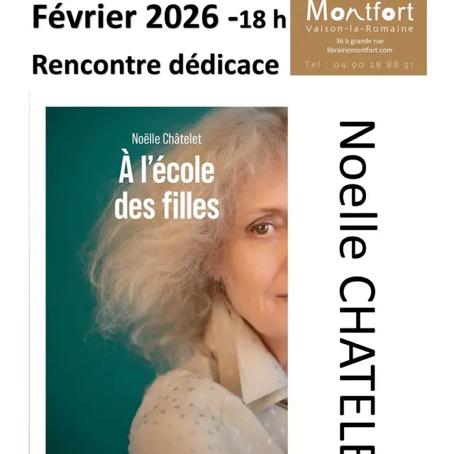 Rencontre dédicace  - Librairie Montfort_Vaison-la-Romaine