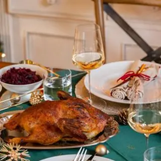 Menu de Fête à la Ferme auberge La Petite Poule Rousse_Doizieux