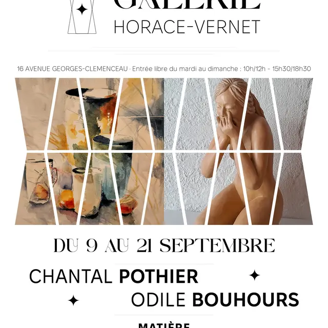 Exposition : Chantal POTHIER & Odile BOUHOURS_La Londe-les-Maures