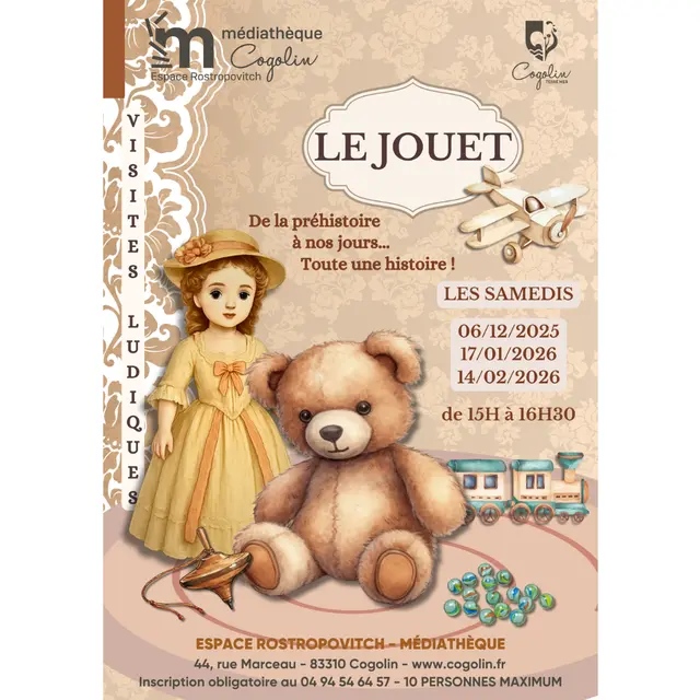 Visite de l'exposition l'histoire du jouet_Cogolin
