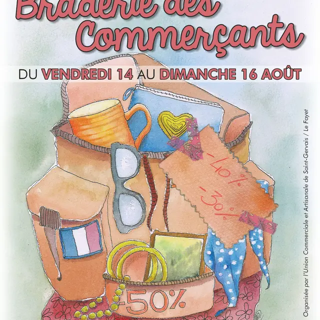 Affiche de la Braderie