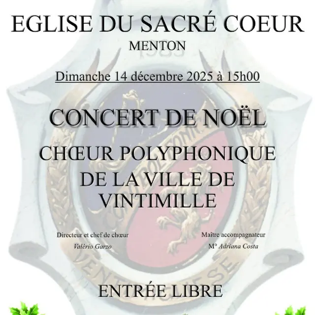 Concert de Noël - Choeur Polyphonique_Menton
