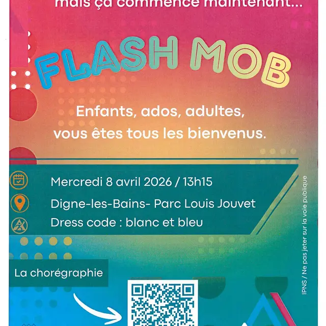 Flash Mob_Digne-les-Bains