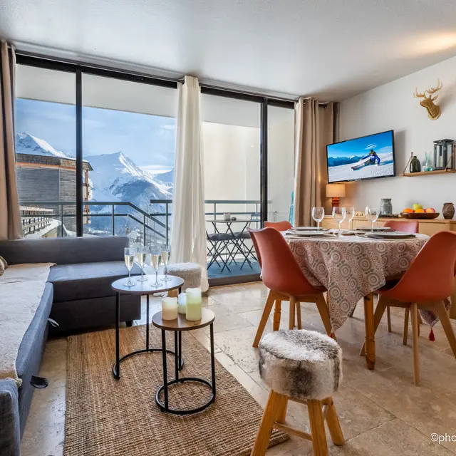 Studio cabine 2/4 personnes Le Cocooning Les Eaux Claires_Orcières