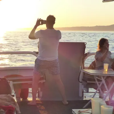 Circuit 2 h - Coucher du soleil en bateau  (du 1er avril au 31 octobre)