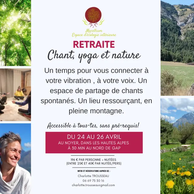 Retraite chant, yoga, nature