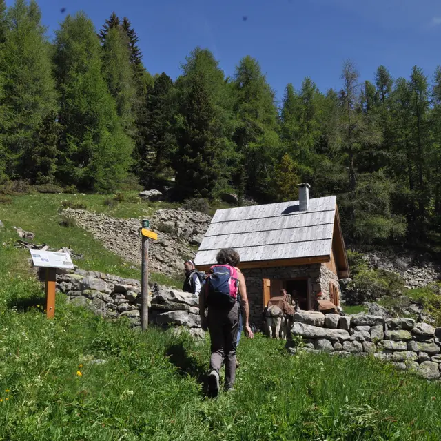 chemin de randonnée Amountagna Villars Colmars