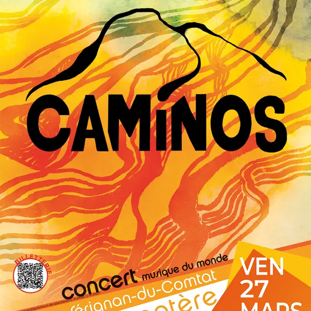 Concert musique du monde Caminos - Naturoptère_Sérignan-du-Comtat