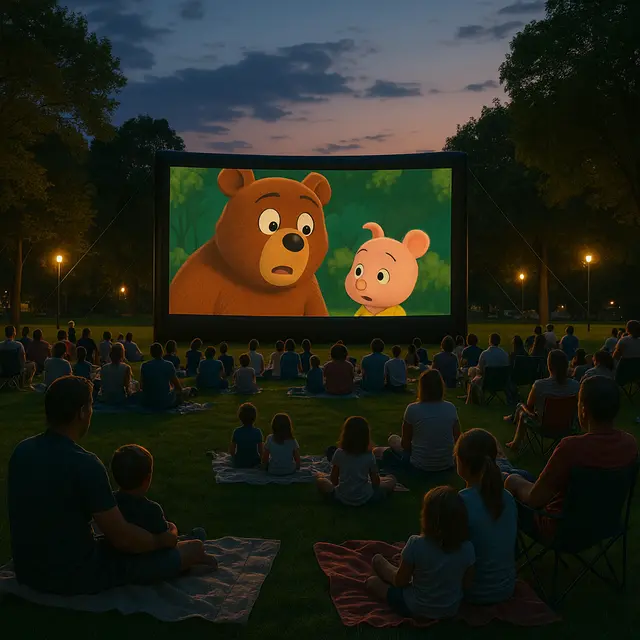 Ciné plein air Le Royaume de Kensuké_Saint-Jean-de-Galaure
