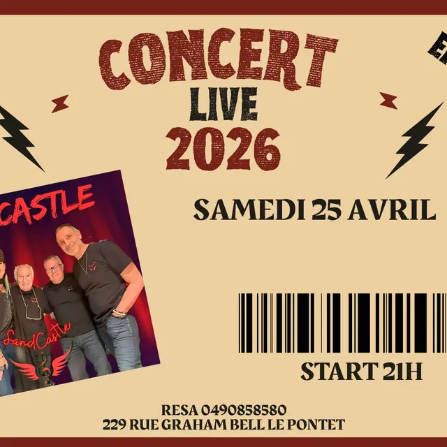 Concert Live SandCastel_Le Pontet