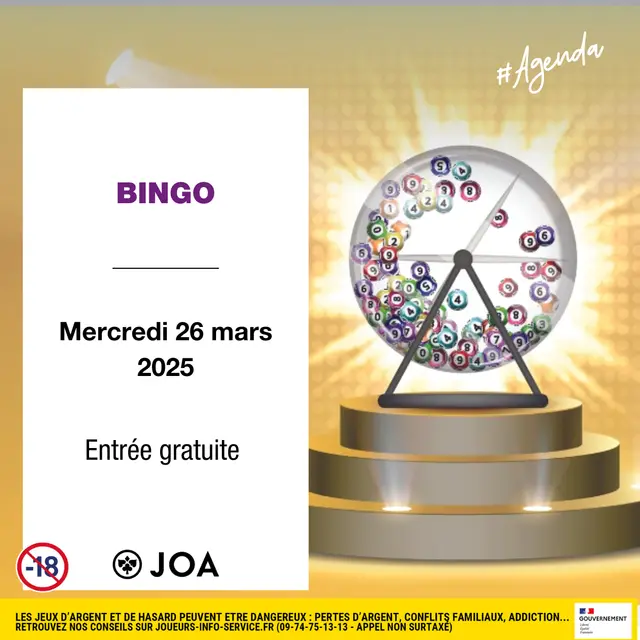 Soirée Dîner Bingo au JOA Casino_Ax-les-Thermes