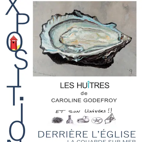 Exposition :  Les huîtres de Caroline Godefroy_La Couarde-sur-Mer