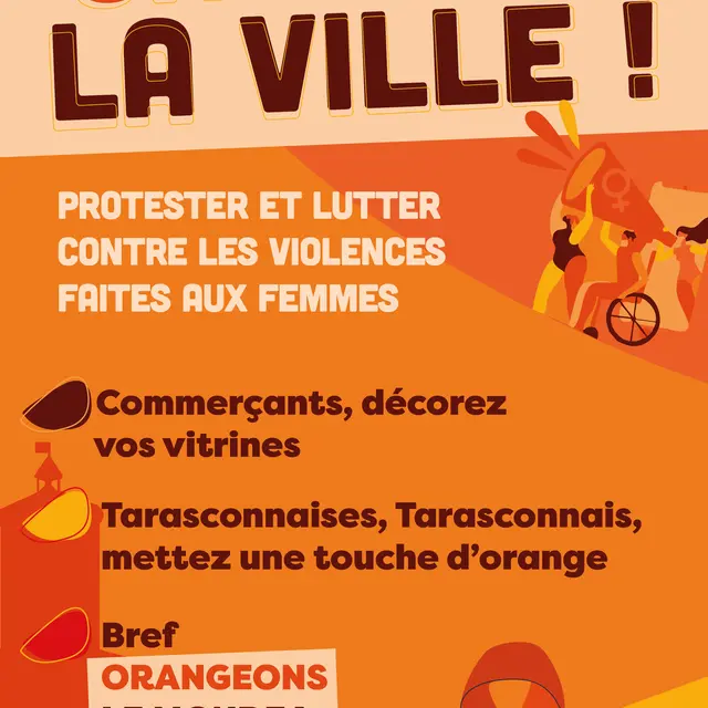 Orangez la ville !!!_Tarascon-sur-Ariège