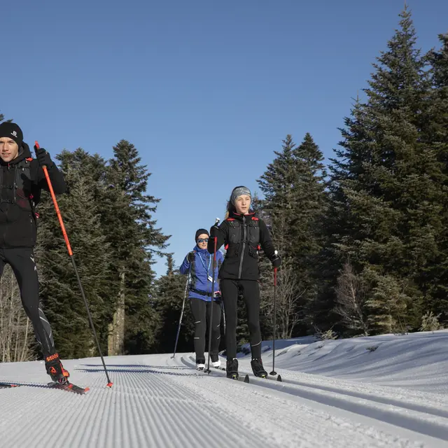 Ski de fond au Col de la Loge