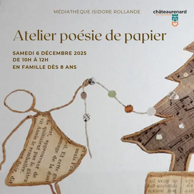 Atelier poésie de papier_Châteaurenard