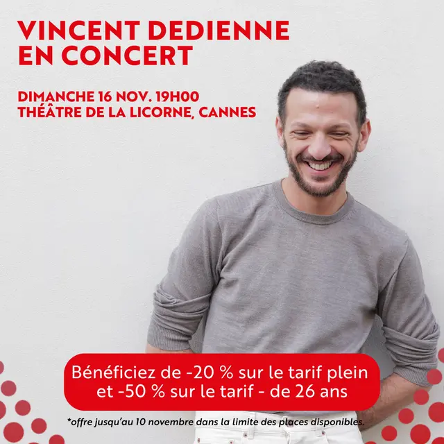 Vincent Dedienne - Un lendemain soir de Gala_Cannes - La Bocca