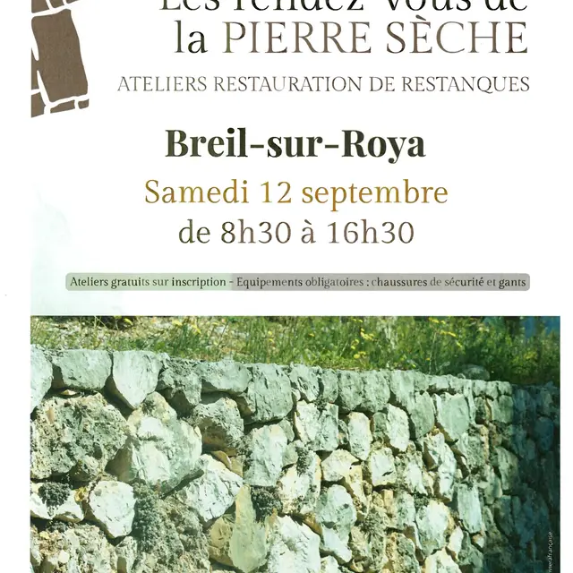 Atelier murs en pierres sèches_Breil-sur-Roya