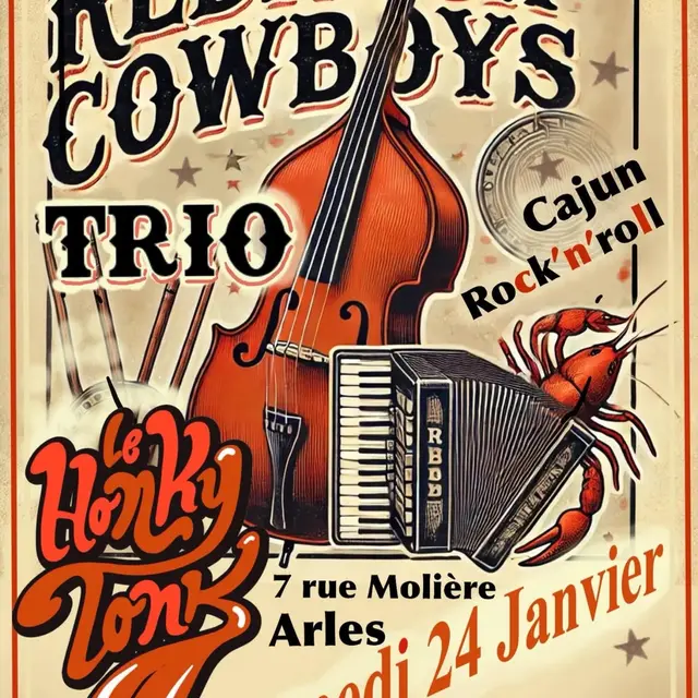 Concert Redneck Cowboys à Honky Tonk_Arles