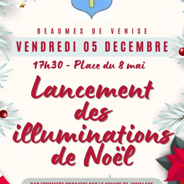 Lancement des illuminations de Noël_Beaumes-de-Venise