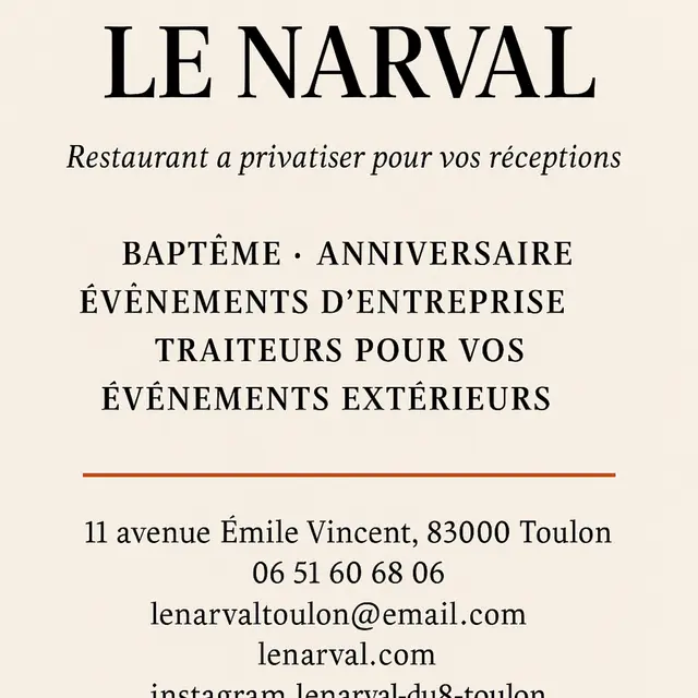 Restaurant Le Narval