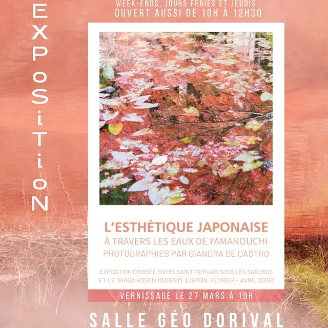 Exposition de photographies Giandra DeCastro - A travers les eaux de Yamanouchi - Saint-Gervais sous les Sakuras_Saint-Gervais-les-Bains