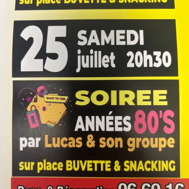 Soirée Années 80's_Puget-sur-Argens