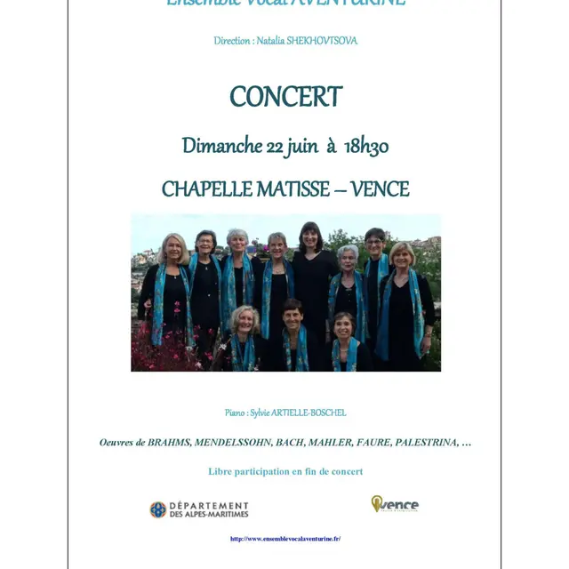 Concert Ensemble Vocal AVENTURINE_Vence