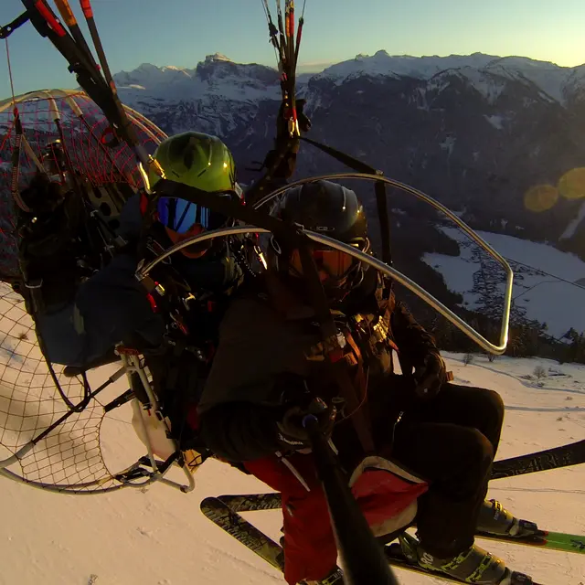 Baptême de l'air en paramoteur