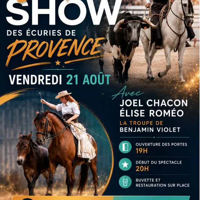 Spectacle équestre Rodéo' Show_Mollégès