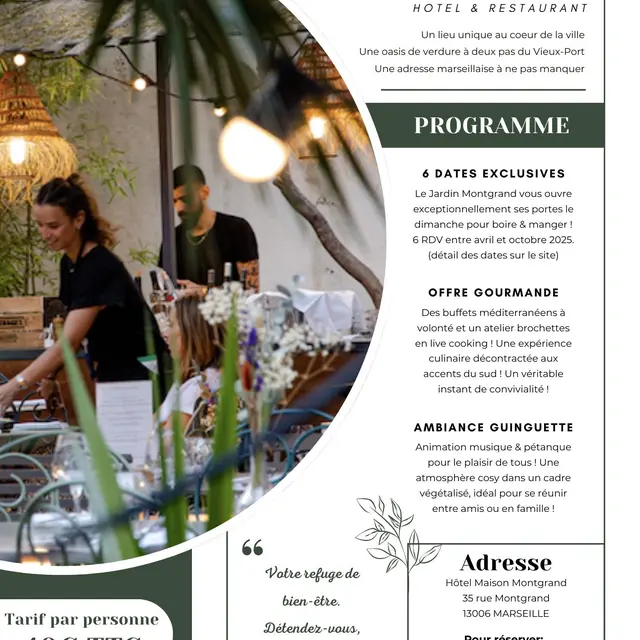 Garden Party by Maison Montgrand