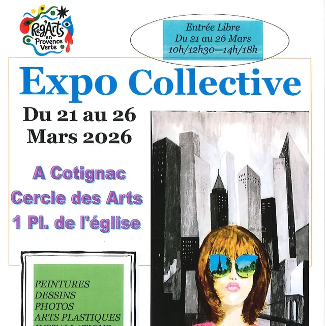 Exposition collective - Peintures, dessins, photos, textes_Cotignac