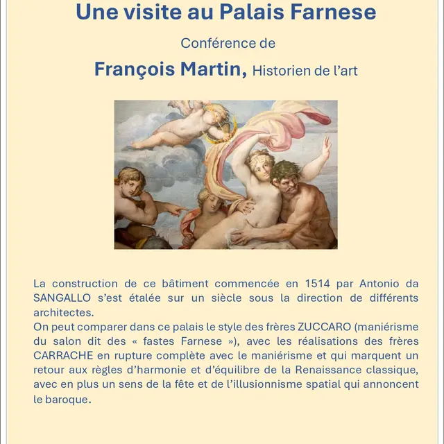Conférence - Une visite au Palais Farnese_Toulon