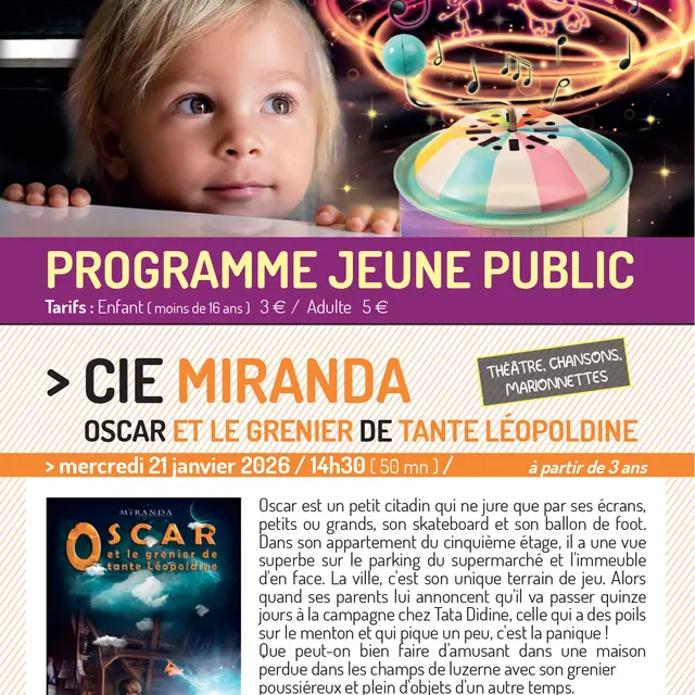 CIE Miranda - Jeune Public_Vallauris Golfe - Juan