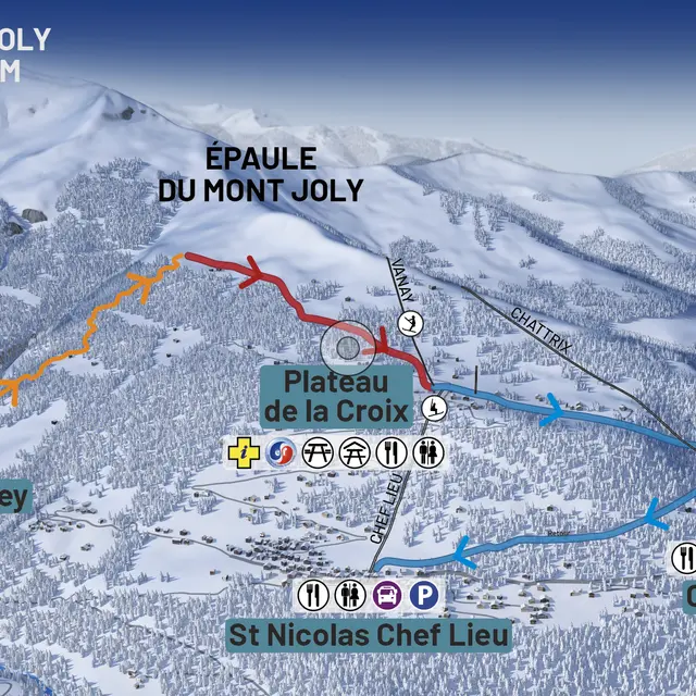 Itinéraire de ski de randonnée alpin - Le Planey / Porcherey