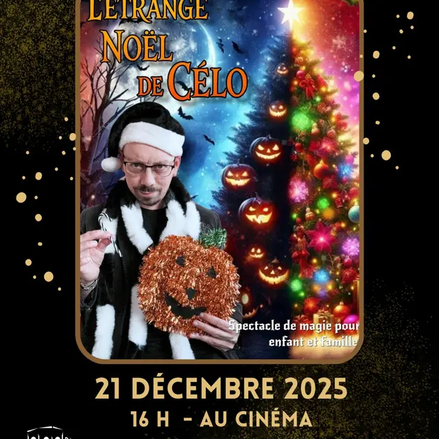 Spectacle de Noël de magie L'étrange Noël de Célo_Le Luc