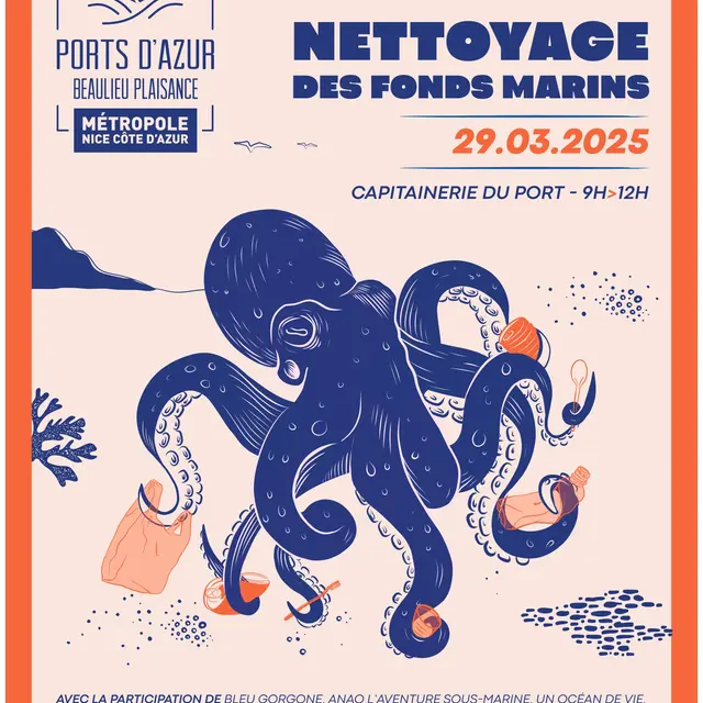Nettoyage des fonds marins du port de Beaulieu-sur-Mer_Beaulieu-sur-Mer