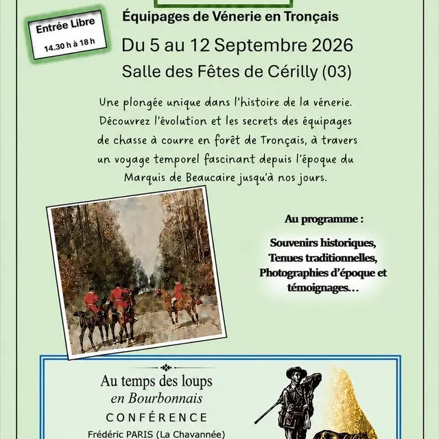 Exposition Les équipages de chasse_Cérilly