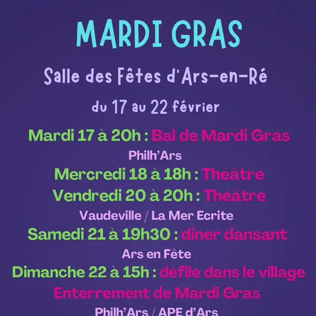 Mardi Gras à Ars-en-Ré_Ars-en-Ré