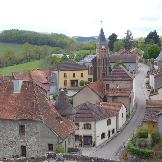 Vu de la butte féodale