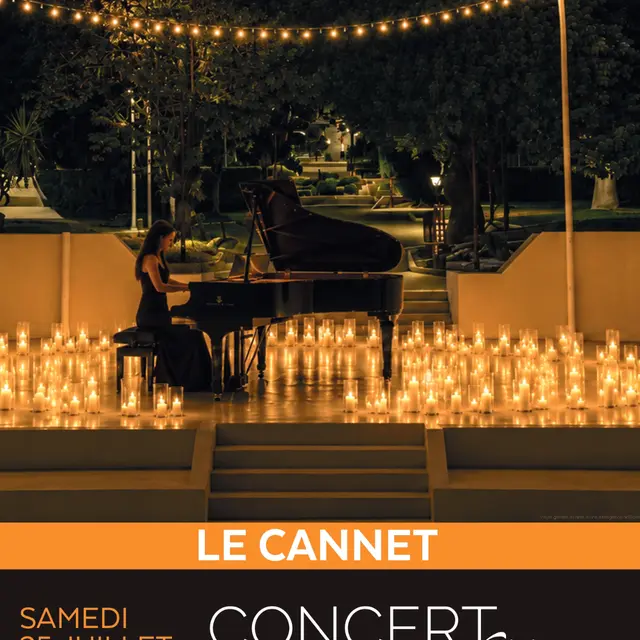 Concert de piano à la bougie_Le Cannet