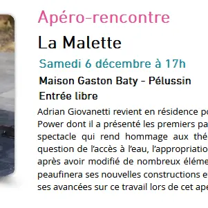 Apéro-rencontre La Malette_Pélussin