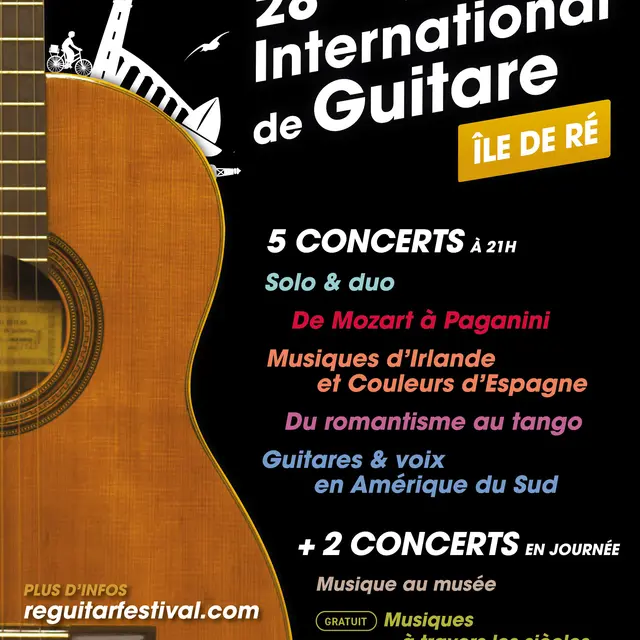 28ème Festival International de Guitare - Solo & Duo_Ars-en-Ré