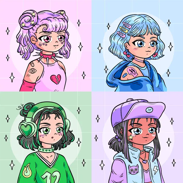 Dessine un personnage de Manga_Les Orres