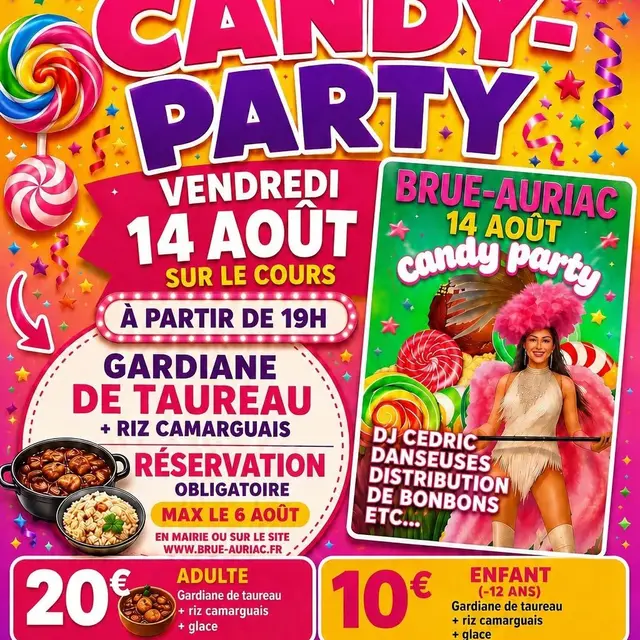 Soirée musicale Candy party_Brue-Auriac