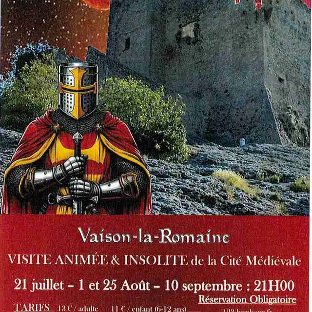 La Nuit du Vase Sacré - visite insolite de la cité médiévale avec  Mélanie Bienfait Pas d'Histoires_Vaison-la-Romaine