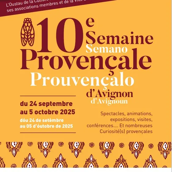 Visuel Semaine Provençale d'Avignon - 10e édition_Avignon