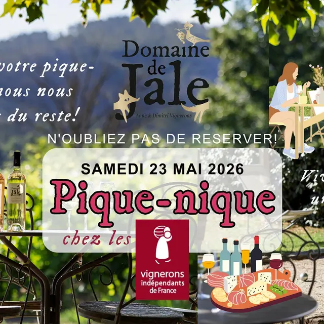 Pique-nique dans les Vignes - Chez le Vigneron Indépendant - Domaine de Jale_Vidauban